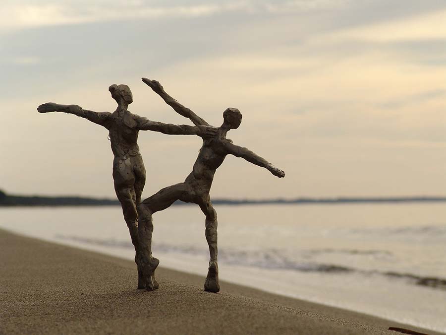 Andrei & Constanza, Bronze, Höhe 17,5cm
